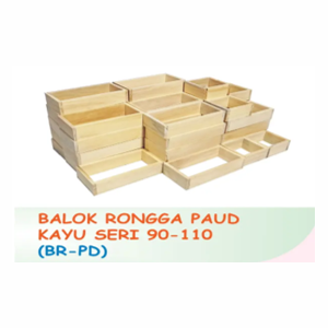 Balok Rongga PAUD Kayu Seri 90-110