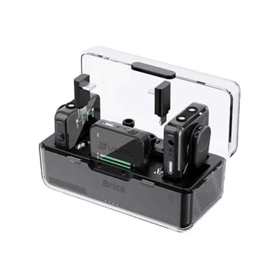 Brica B-VLOG M5 Dual Magnetic Clip Wireless Microphone