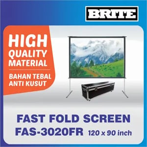 Brite Layar Proyeksi Fast Fold FAS-3020FR
