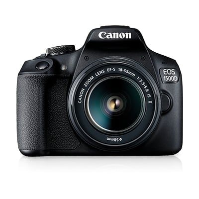CANON DIGITAL EOS 1500D WITH LENS 18 55MM IS II WIFI