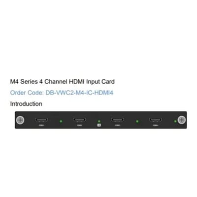 DIGIBIRD VIDEOWALL CONTROLLER INPUT CARD 4CH HDMI (DB-VWC2-M4-IC-HDMI4)