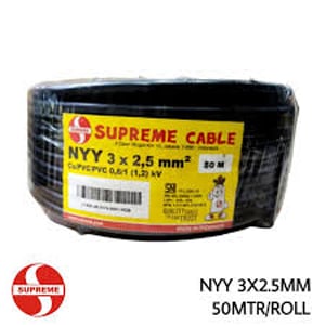 Kabel Listrik NYY 3 x 2.5mm - Potongan