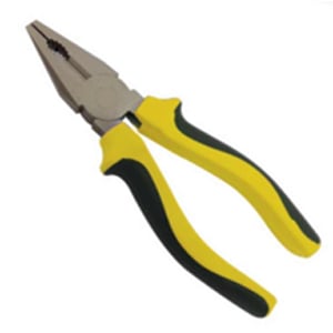 KRISBOW 10032753 COMBINATION PLIER 7IN BLK-YLW LRCP7