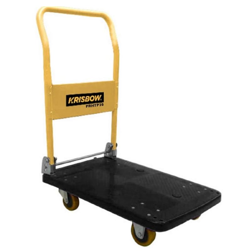 Krisbow Hand Truck 300Kg Plastic Black