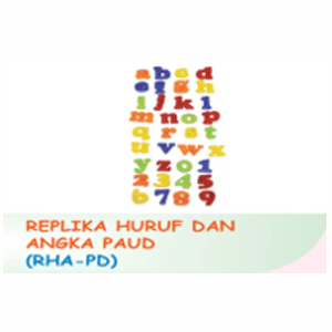 Replika Huruf dan Angka PAUD