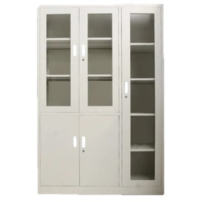 RHEIN HIGH CABINET 120 WHITE Lemari Arsip Kantor Metal