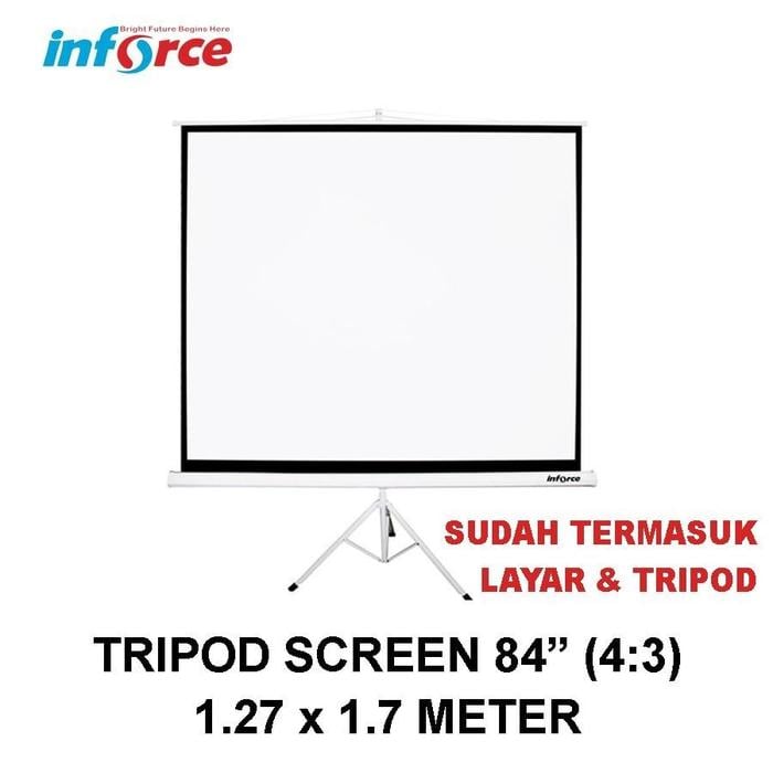SCREEN INFORCE TRIPOD 84" 4:3 (1270X1700)