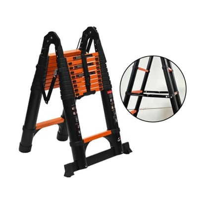 Tangga Lipat Aluminium Teleskopik 5M Double
