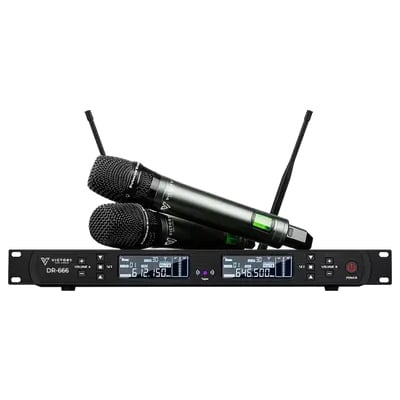 Wireless Microphone Victory Pro Audio DR-666