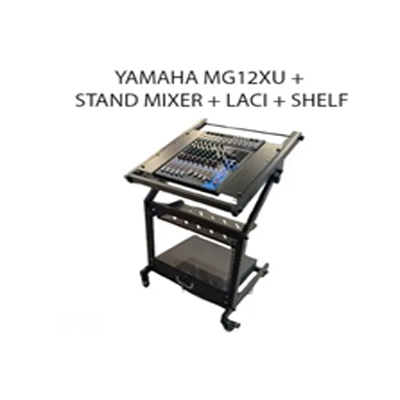YAMAHA MG12XU + STAND MIXER + LACI + SHELF